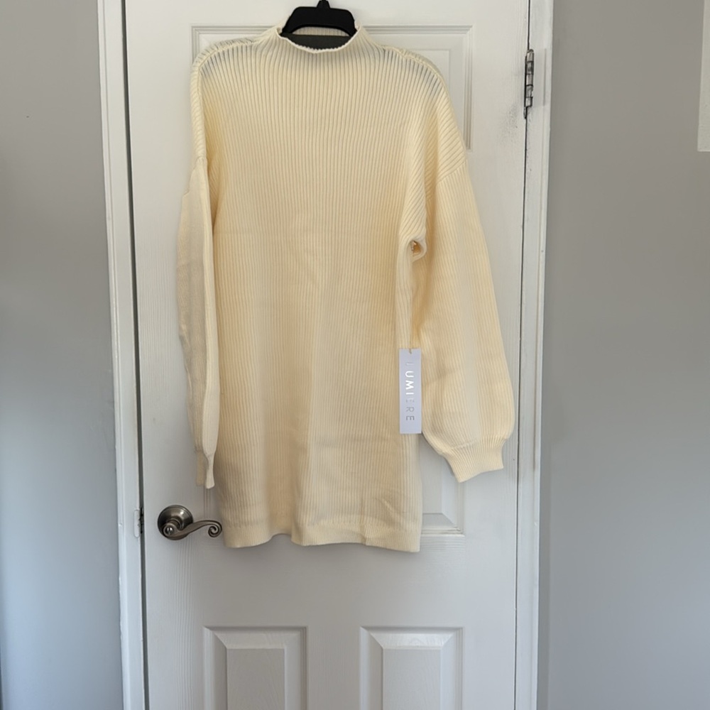 Cream Women's Sweater Dress